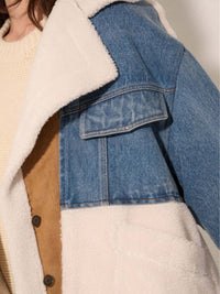 Clover Jacket - Denim Sherpa