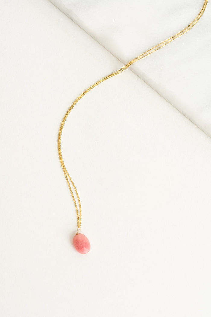 Pink Jade Necklace