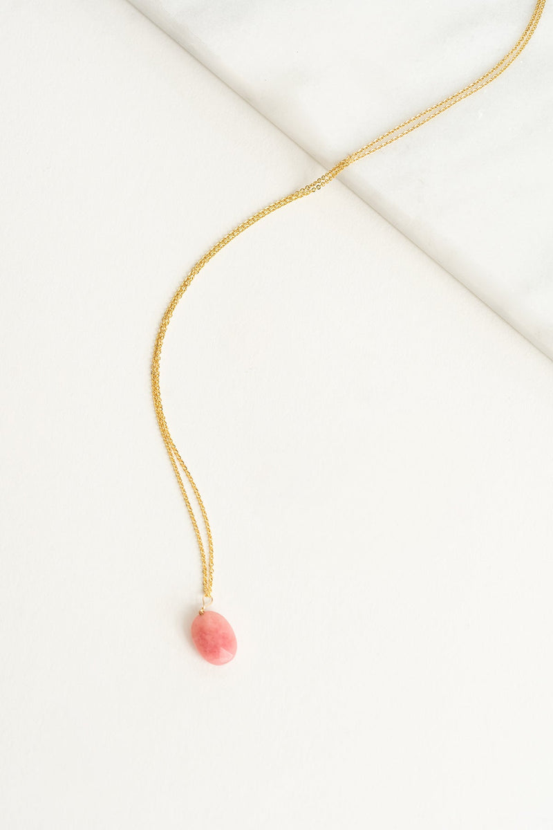 Pink Jade Necklace