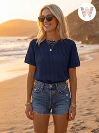 Aria Top - Navy