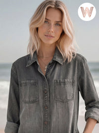 Ash Denim Jacket - Charcoal