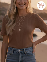 Giselle top - Mocha