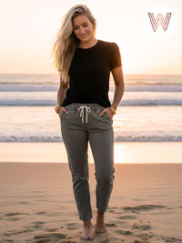 Collins Denim Pants - Charcoal