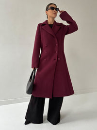 Alexandra Trench - Burgundy