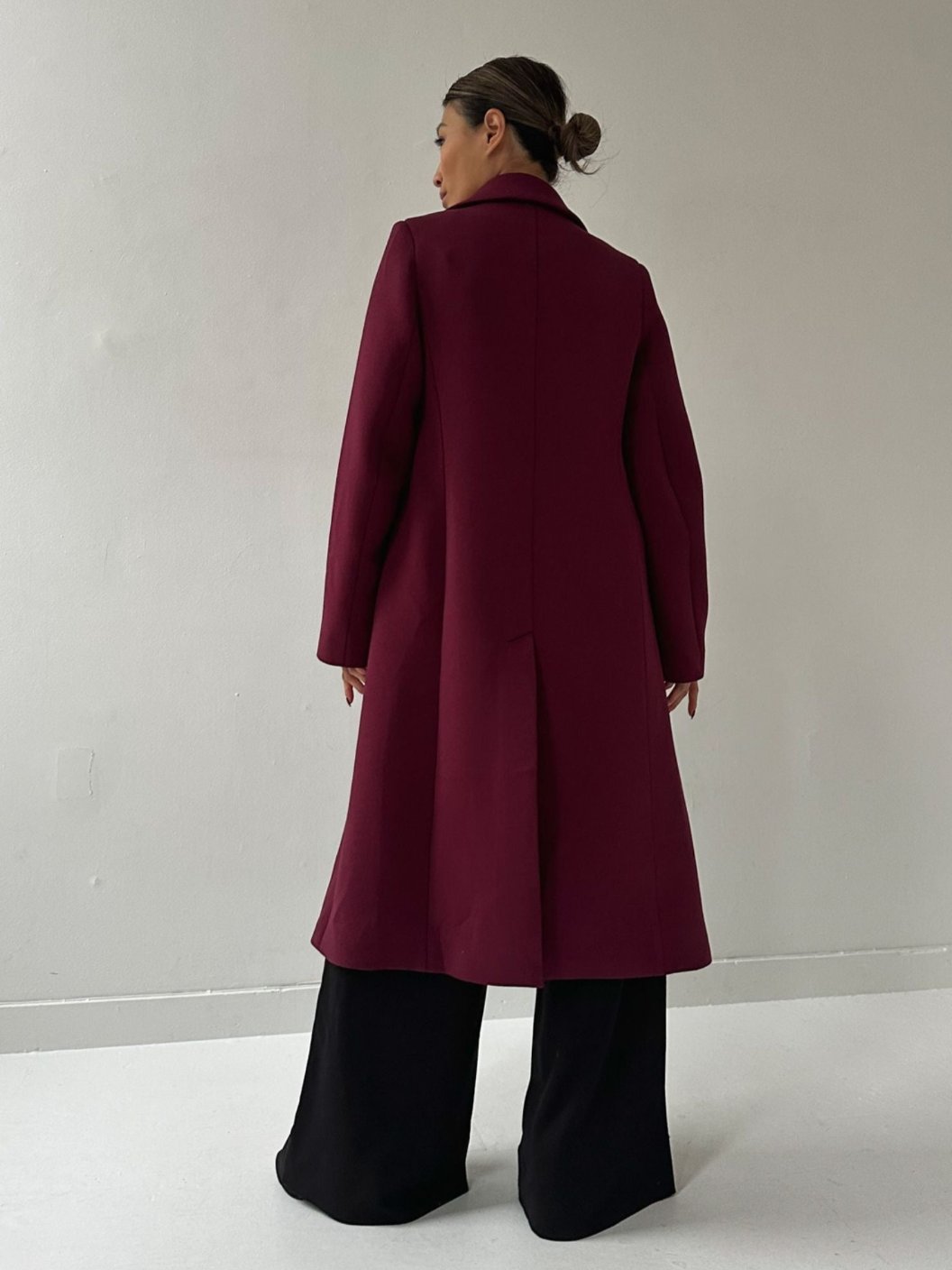 Alexandra Trench - Burgundy