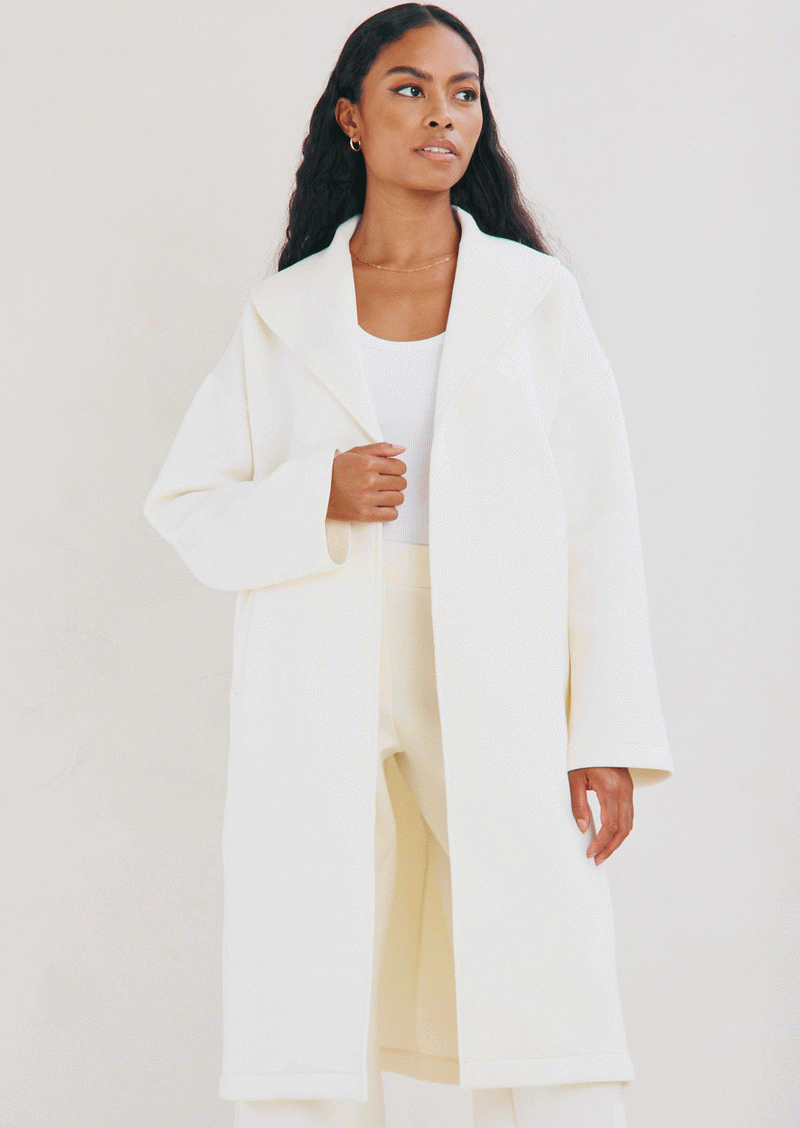 Giselle Coat - Chalk