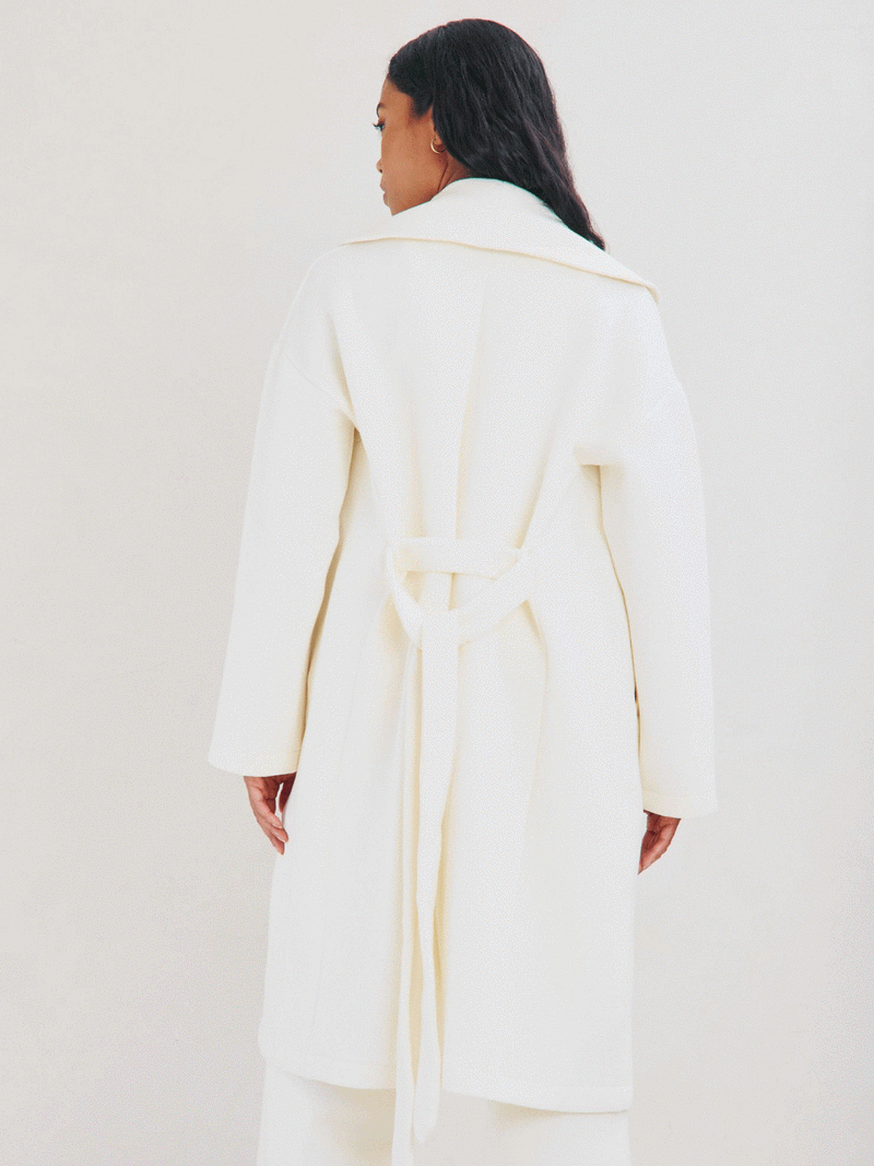 Giselle Coat - Chalk