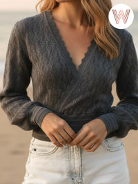 Chloe Wrap - Charcoal