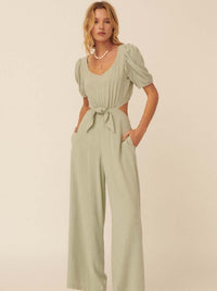 Laurel Jumpsuit - Seagrass