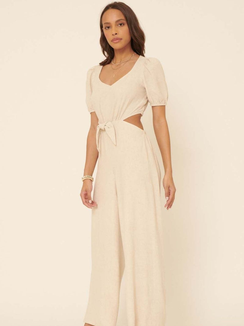 Laurel Jumpsuit - Oatmeal