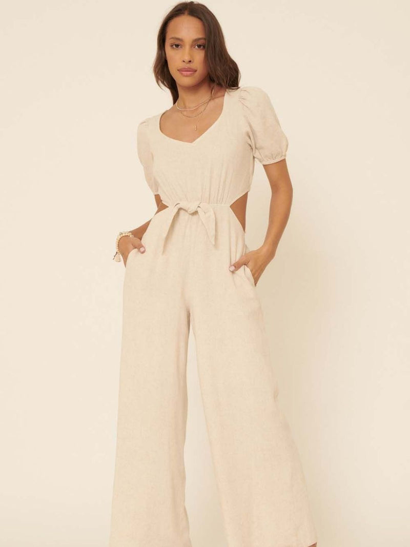 Laurel Jumpsuit - Oatmeal