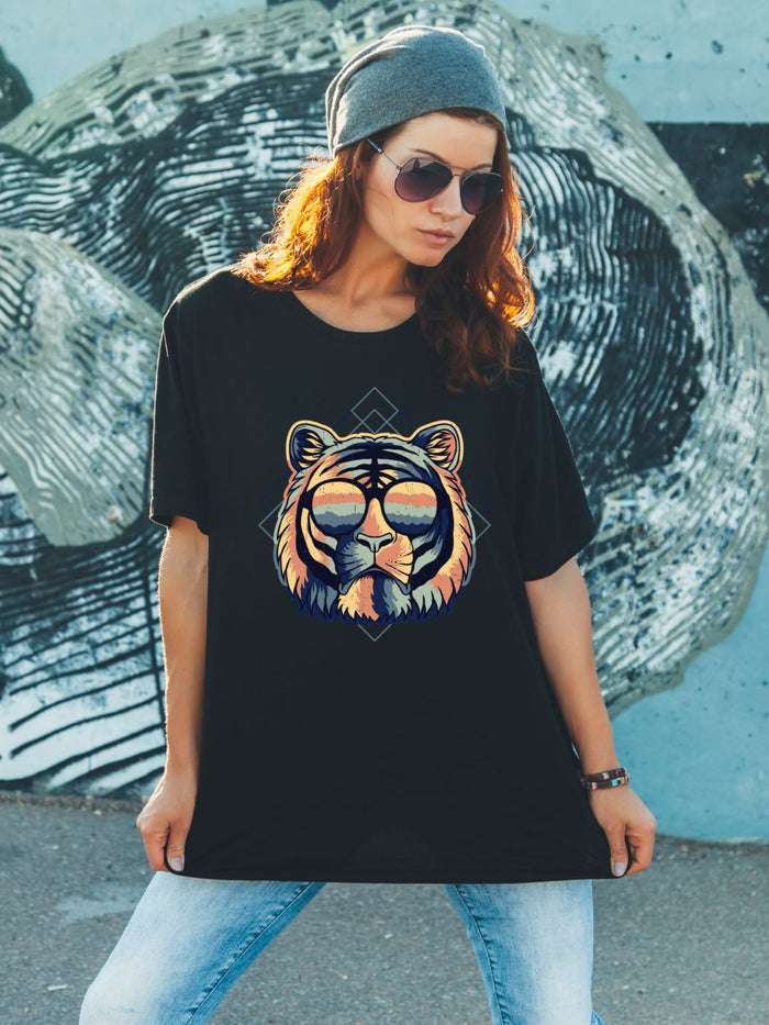 Rad Tiger Graphic Tee - Black