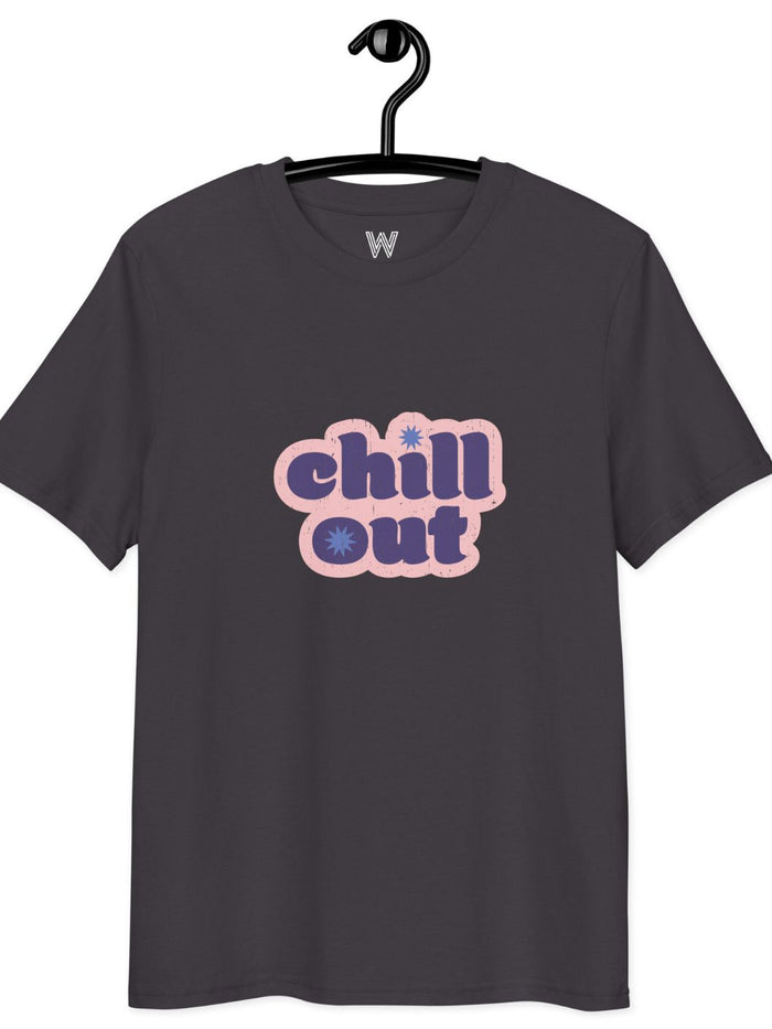 Chill Out Graphic Tee - Charcoal