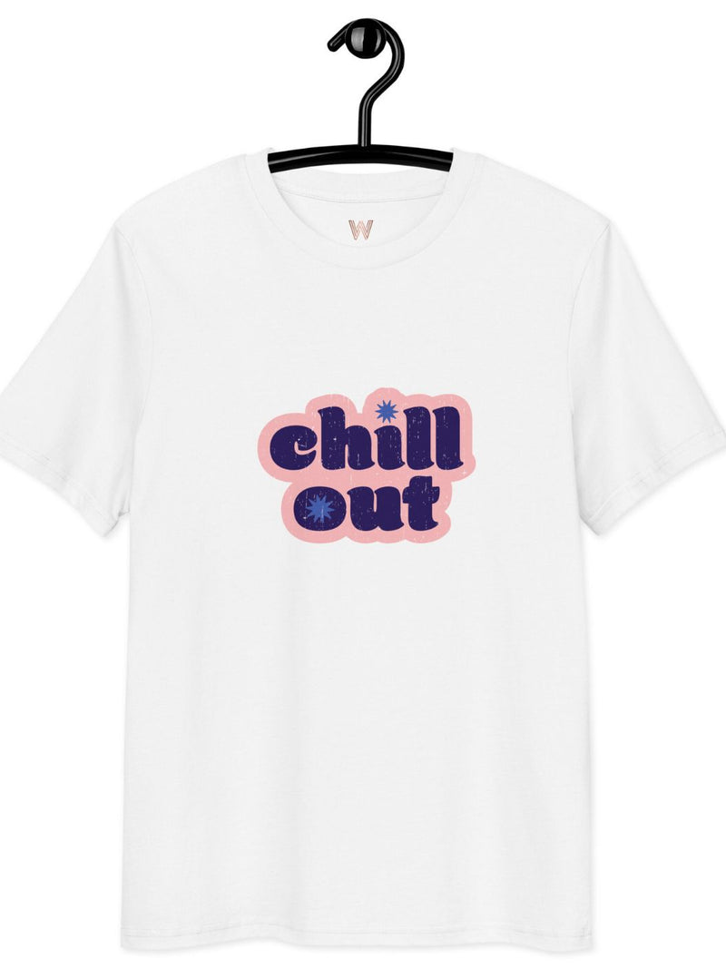 Chill Out Graphic Tee - White