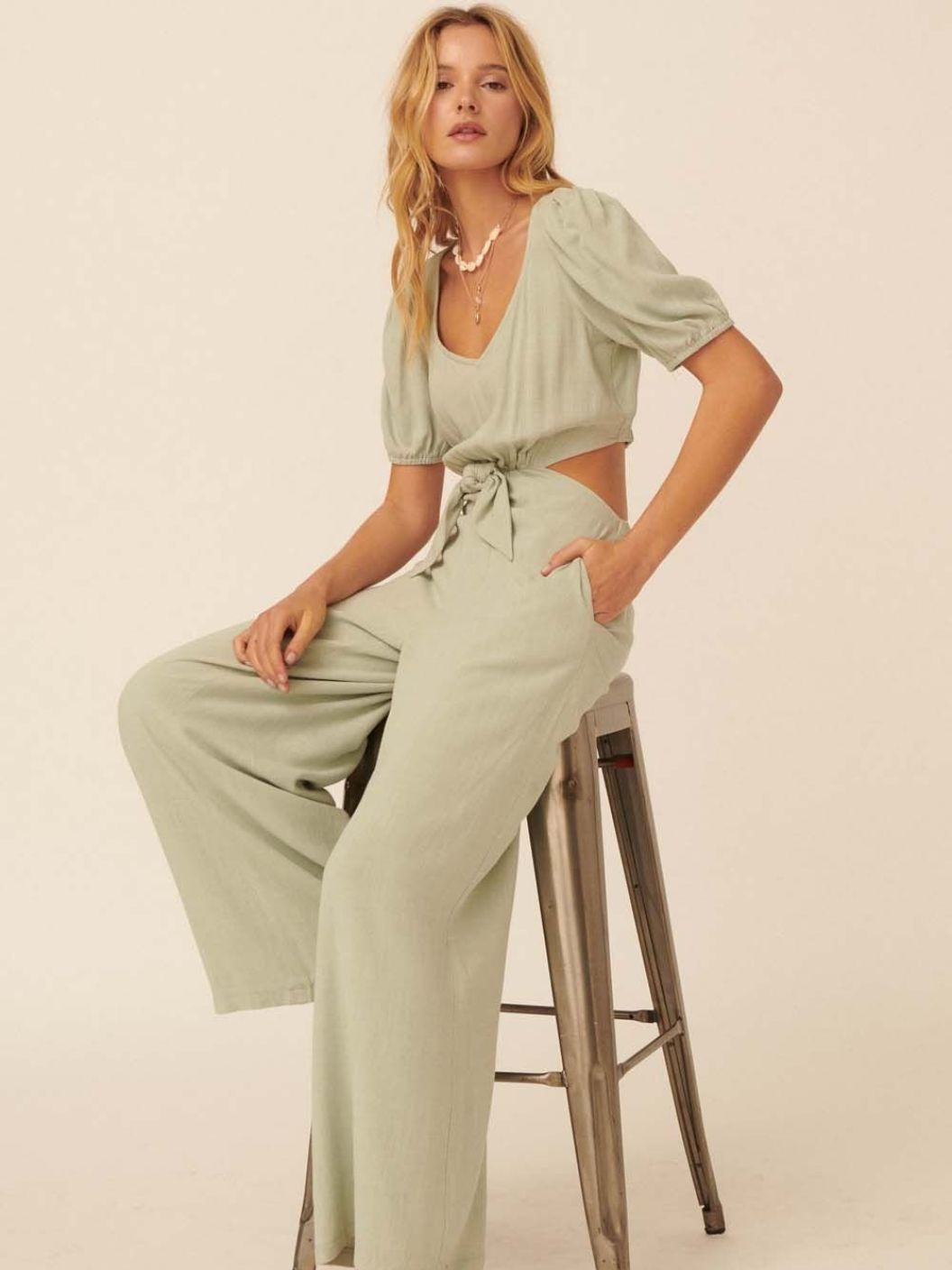 Laurel Jumpsuit - Seagrass