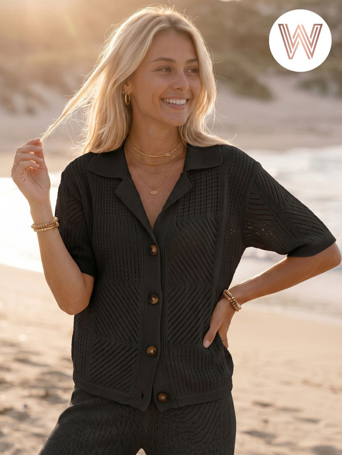 Tyler Cardigan - Black