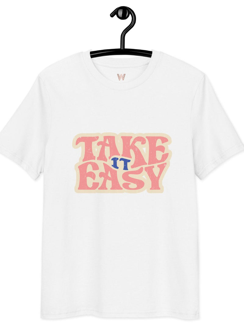 Take It Easy Graphic Tee - White