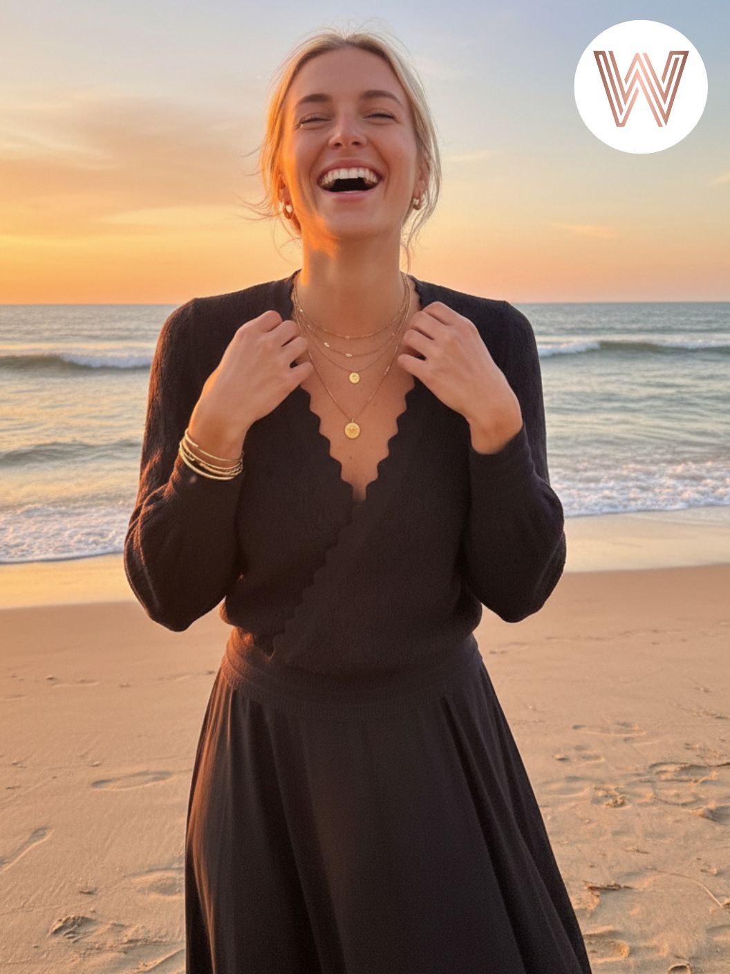 Chloe Wrap - Charcoal