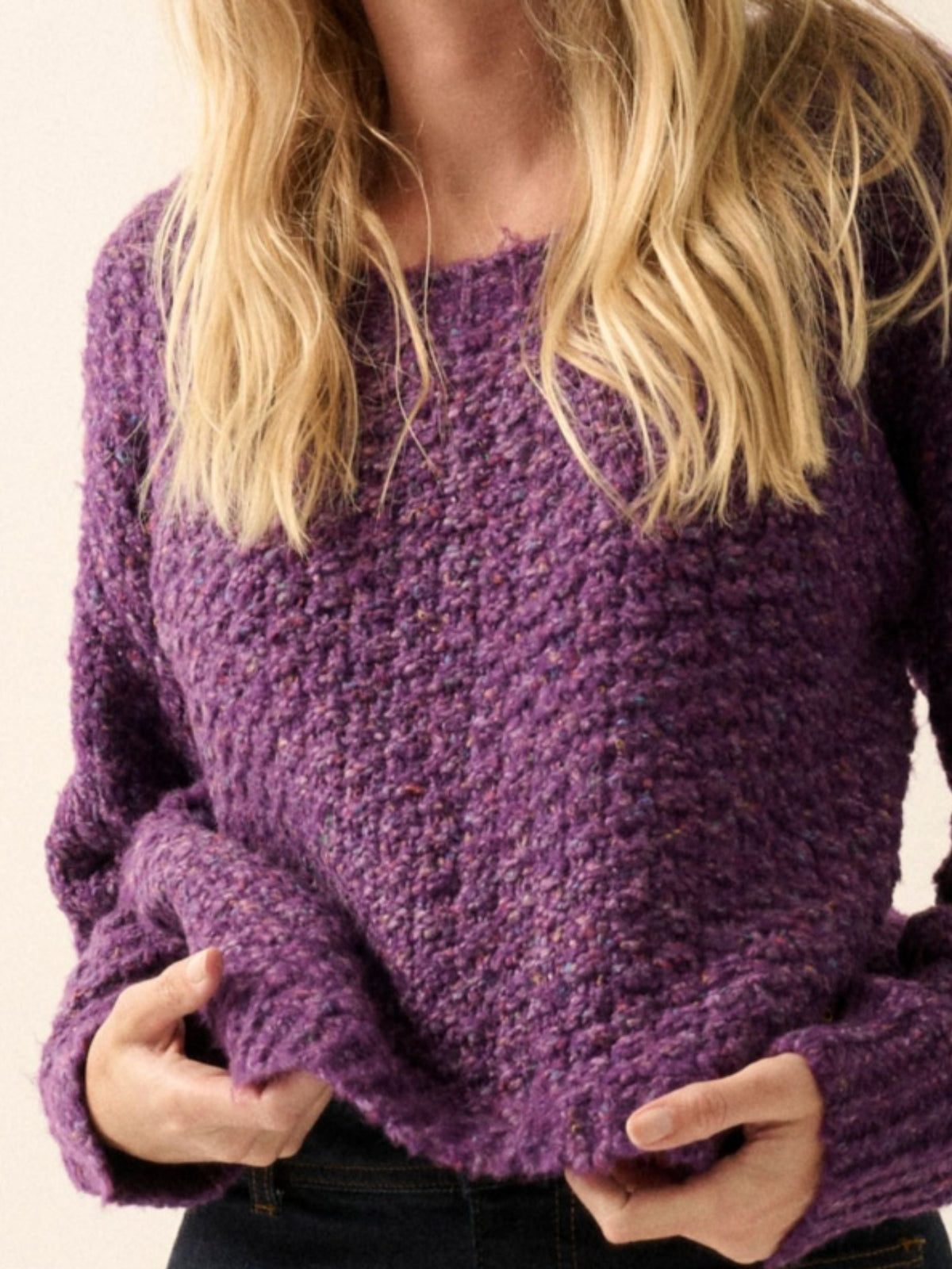 Ruth Knit - Purple