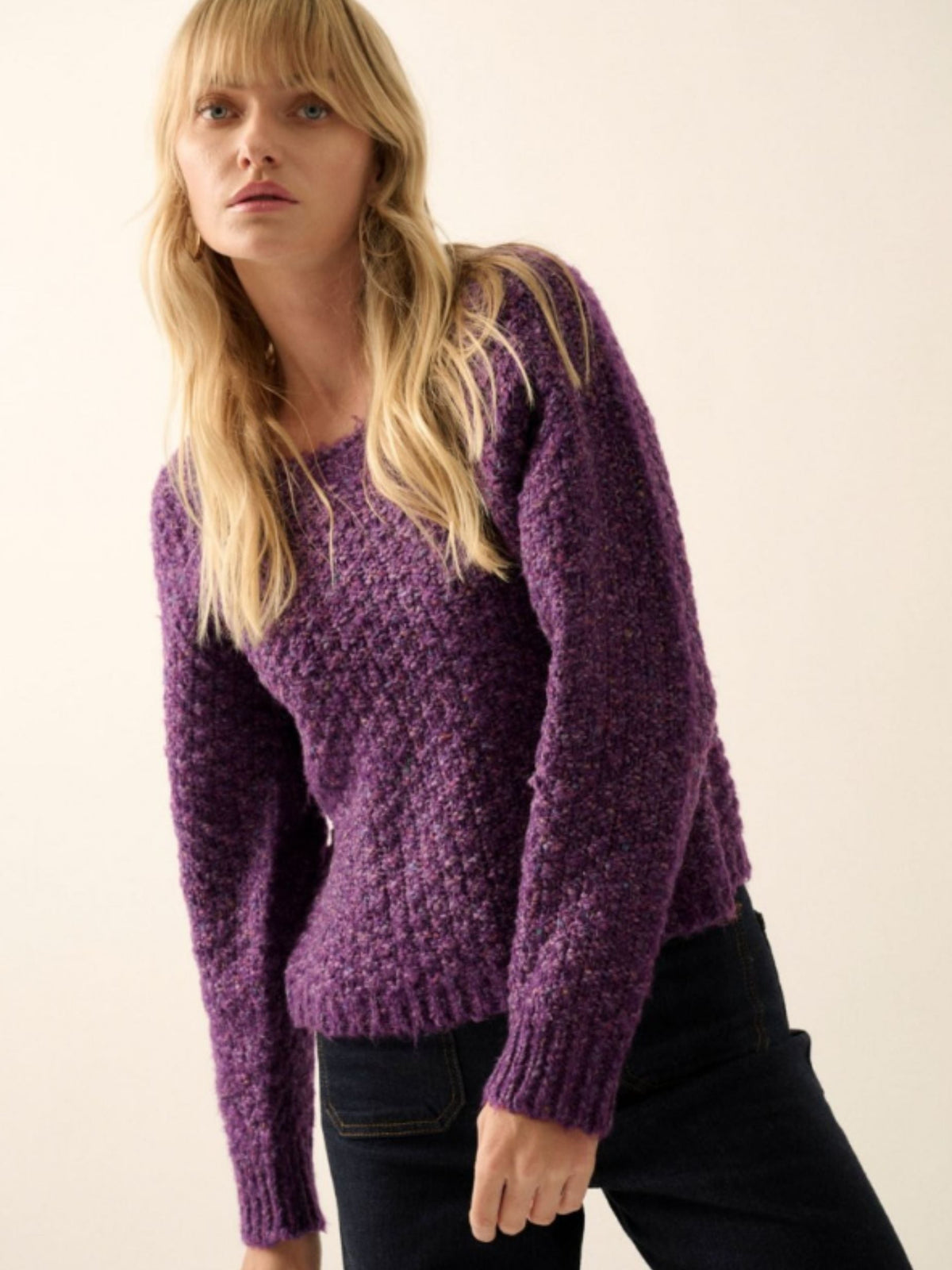 Ruth Knit - Purple