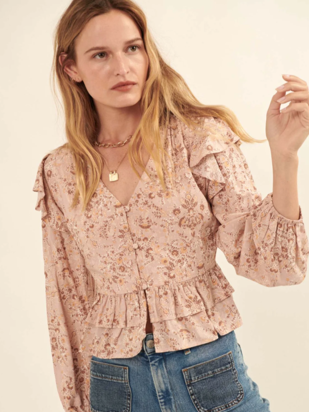 Zora Top - Blush